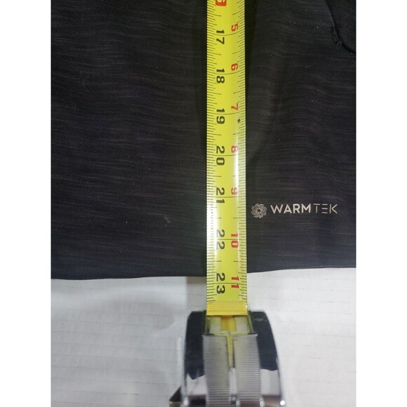 Men's Tek Gear Warmtek Soft Fleece Hoodie in Black with‎ Grey Size XL - Picture 6 of 12